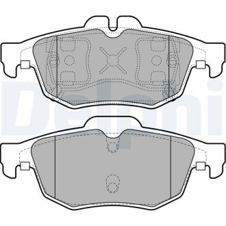 Тормозні (гальмівні) колодки delphi LP2259 на Рено Latitude