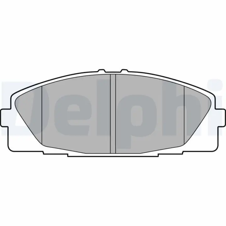 Тормозные колодки delphi LP2473