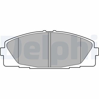 Тормозні (гальмівні) колодки delphi LP2473