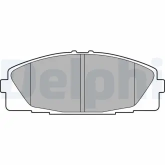 Тормозні (гальмівні) колодки Delphi LP2473