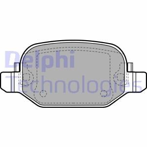 Тормозные колодки delphi LP2475