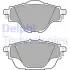 Тормозные колодки delphi LP2509