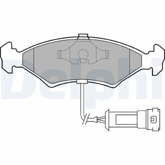 Тормозные колодки delphi LP255