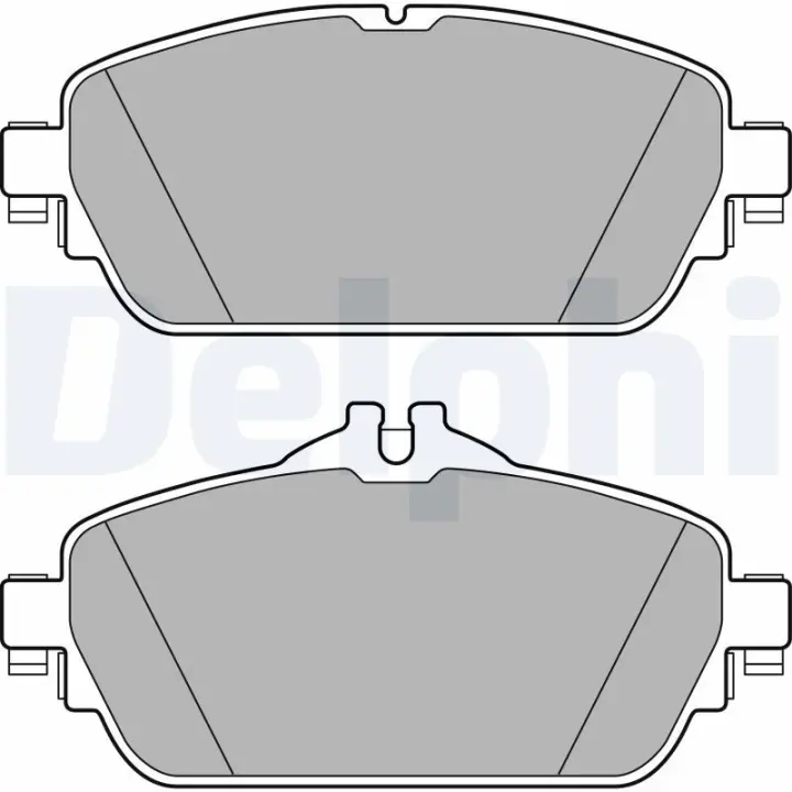 Тормозные колодки delphi LP2764