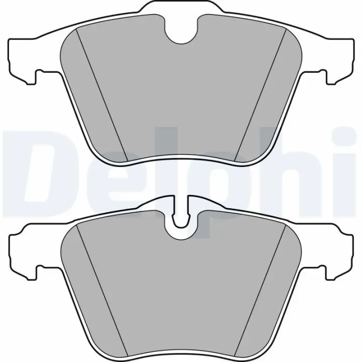 Тормозные колодки delphi LP2766