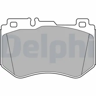 Тормозні (гальмівні) колодки Delphi LP3137