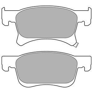 Тормозні (гальмівні) колодки delphi LP3164 на Опель Адам