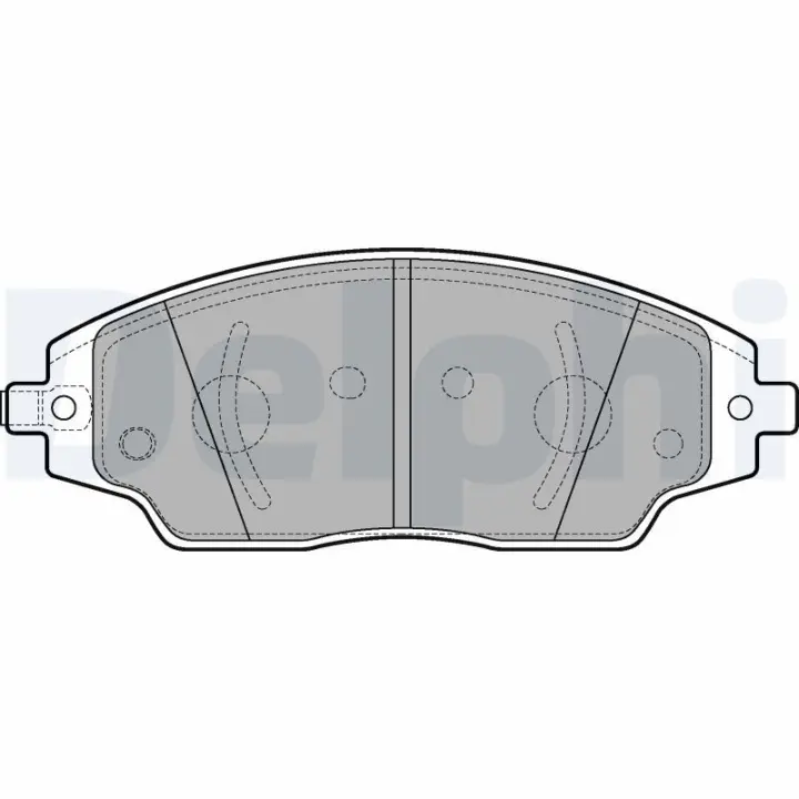 Тормозные колодки delphi LP3192