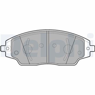 Тормозні (гальмівні) колодки delphi LP3192