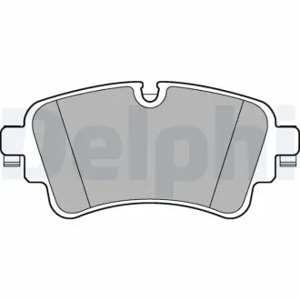 Тормозні (гальмівні) колодки Delphi LP3240