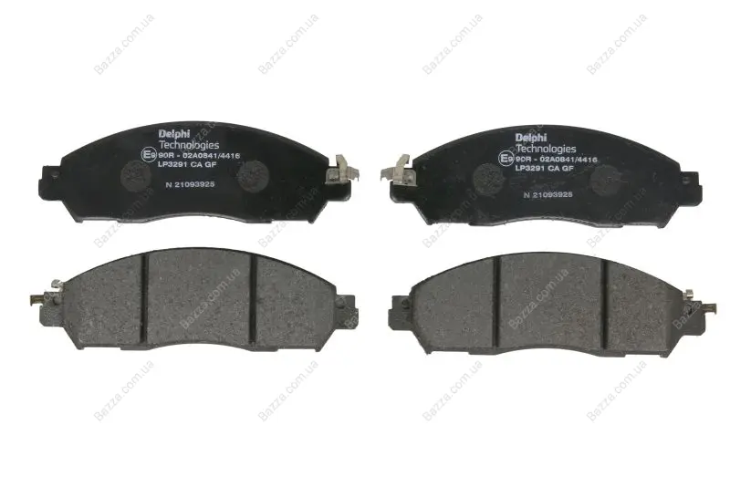 Тормозные колодки delphi LP3291