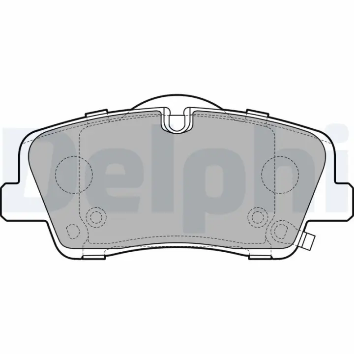 Тормозные колодки delphi LP3295