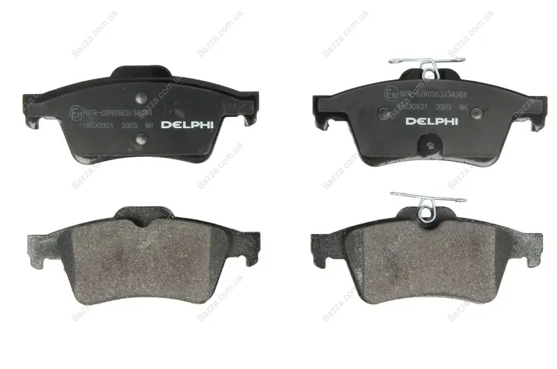 Тормозные колодки delphi LP3303