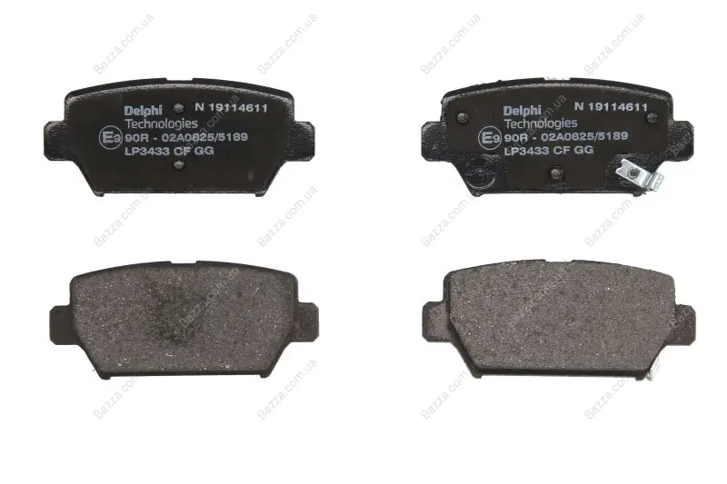 Тормозные колодки delphi LP3433
