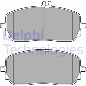 Тормозні (гальмівні) колодки Delphi LP3437 (фото 1)