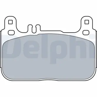 Тормозные колодки delphi LP3512 Мерседес W222