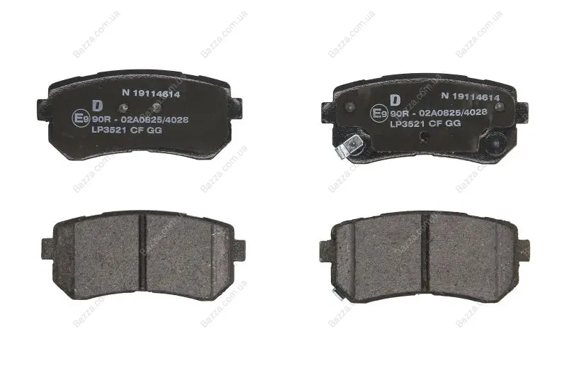 Тормозные колодки delphi LP3521