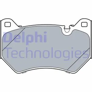 Тормозные колодки delphi LP3529