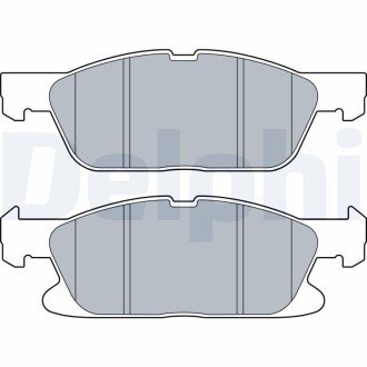 Тормозні (гальмівні) колодки delphi LP3536