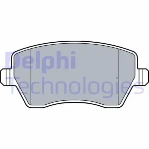 Тормозні (гальмівні) колодки Delphi LP3550 (фото 1)