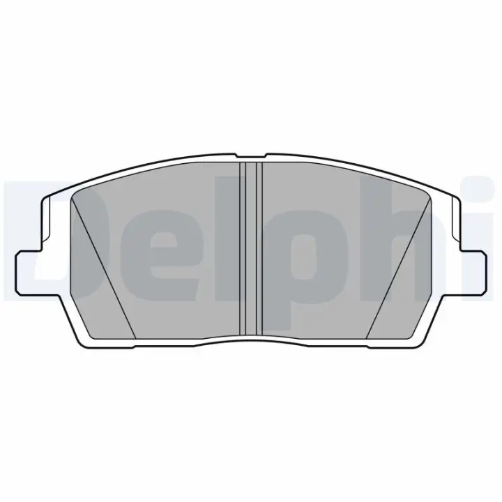 Тормозные колодки delphi LP3552
