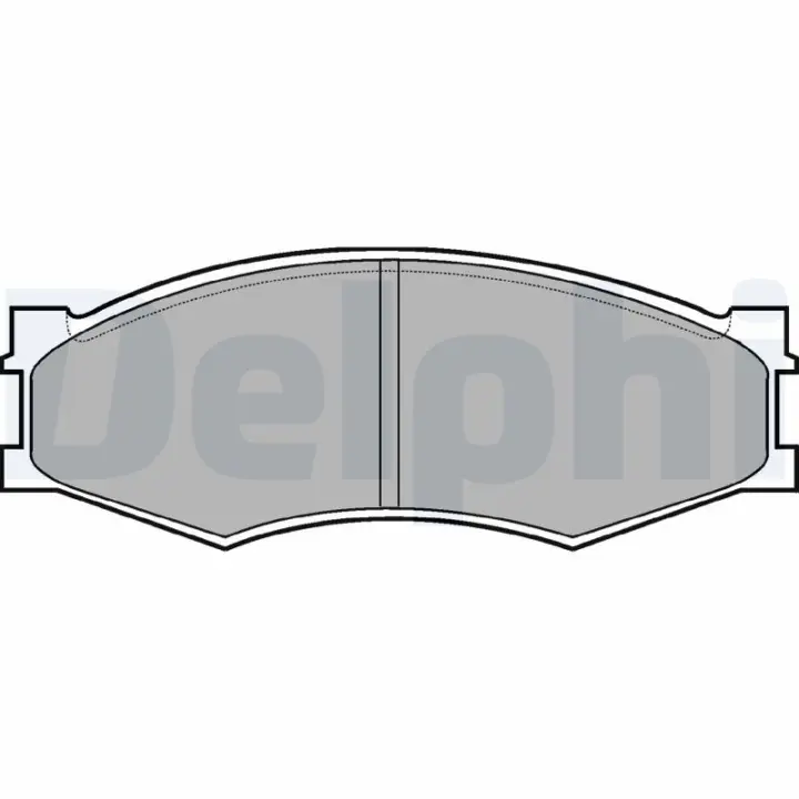 Тормозные колодки delphi LP358