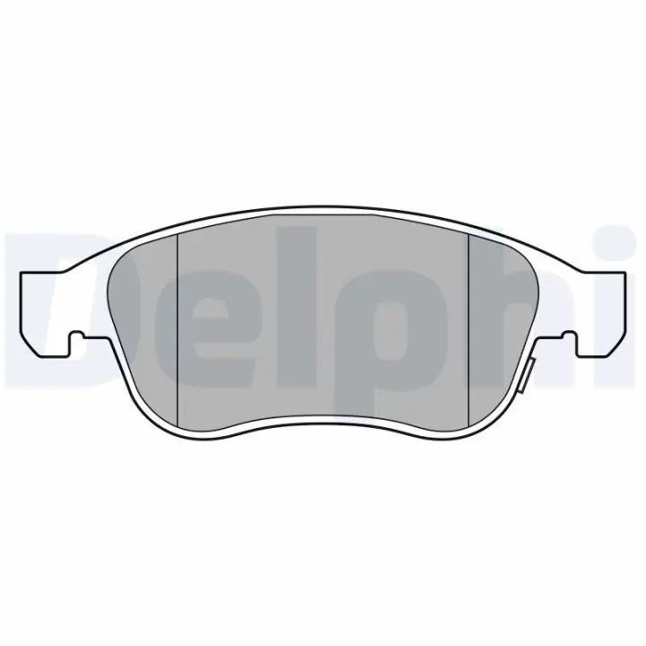 Тормозные колодки delphi LP3588