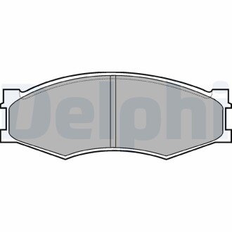 Тормозні (гальмівні) колодки delphi LP358