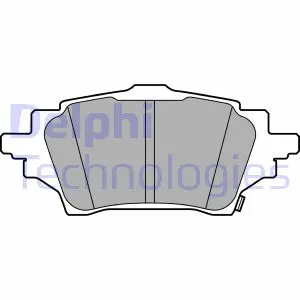 Тормозні (гальмівні) колодки Delphi LP3608