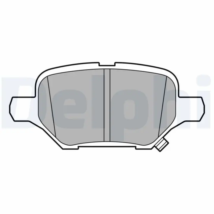 Тормозные колодки delphi LP3611