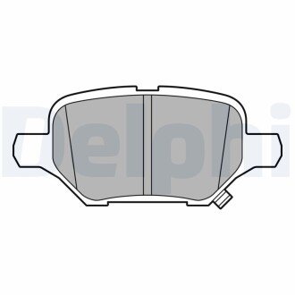 Тормозні (гальмівні) колодки delphi LP3611 на Опель Мокка