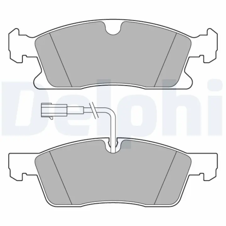 Тормозные колодки delphi LP3634
