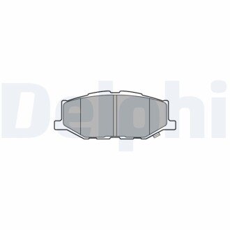 Тормозні (гальмівні) колодки delphi LP3637 на Рено Гранд сценик 4