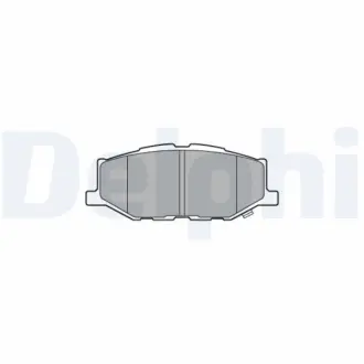 Тормозні (гальмівні) колодки Delphi LP3637