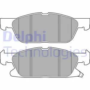 Тормозные колодки delphi LP3643