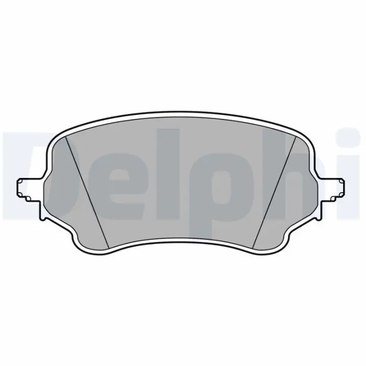 Тормозные колодки delphi LP3648