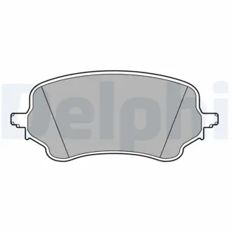 Тормозные колодки delphi LP3648