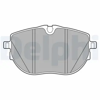 Тормозные колодки delphi LP3651