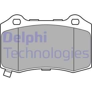 Тормозные колодки delphi LP3676