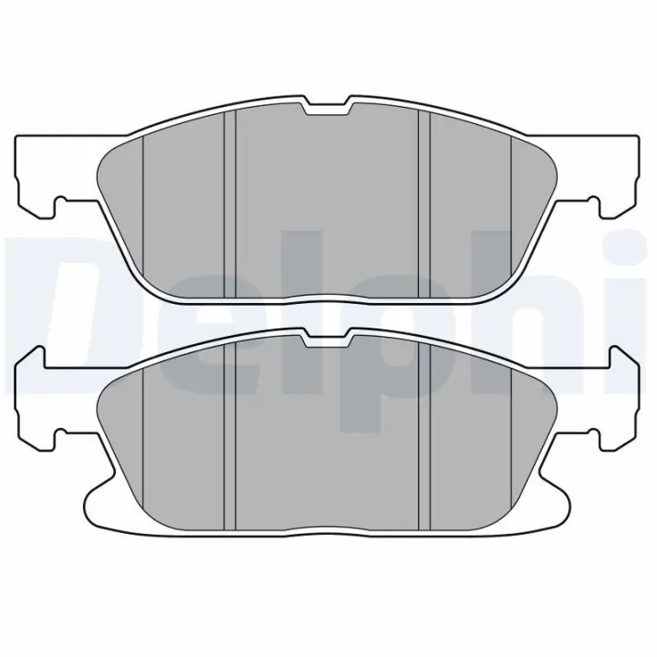 Тормозные колодки delphi LP3704