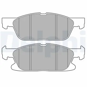 Тормозные колодки delphi LP3704