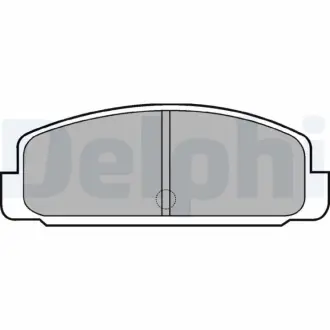 Тормозные колодки delphi LP401 Мазда 626 ge