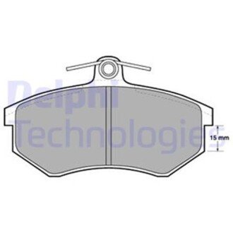 Тормозные колодки delphi LP429 на Ауди А4 б5