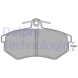 Тормозні (гальмівні) колодки Delphi LP429