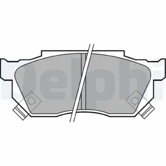 Тормозні (гальмівні) колодки Delphi LP445