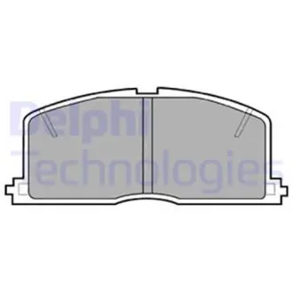 Тормозні (гальмівні) колодки Delphi LP460