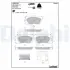 Тормозные колодки delphi LP5013EV