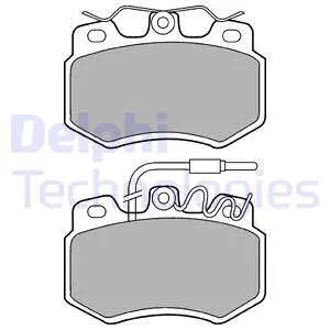 Тормозные колодки delphi LP536