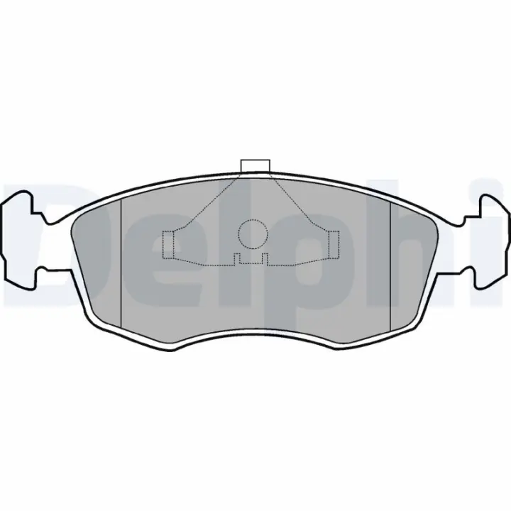 Тормозные колодки delphi LP587