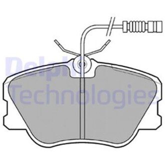 Тормозные колодки delphi LP608